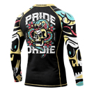 PRIDE OR DIE cold instinct L/S RASHGUARD - Black